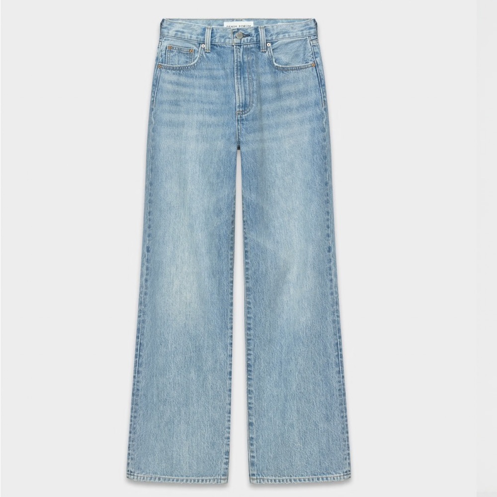 Denim Forum Light Blue High Rise Jeans
